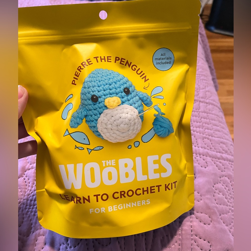 Unopened. Woobles DIY penguin